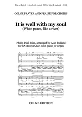 It is well with my soul SATB/SAB choral sheet music cover
